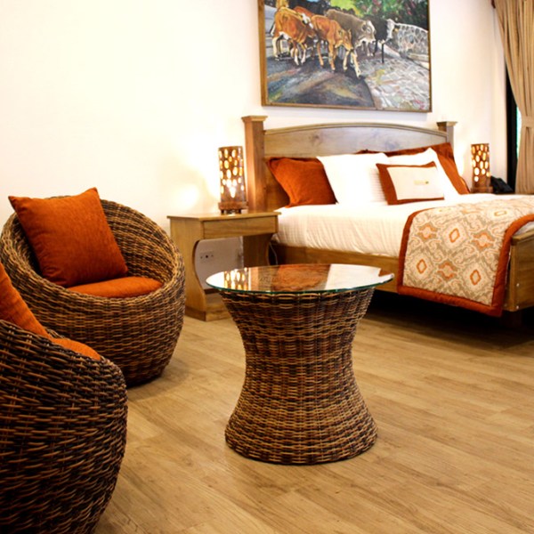 Rooms at hacienda guachipelin