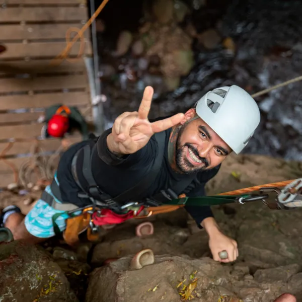 a person holding a toy