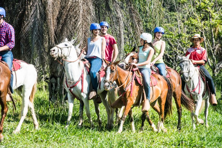 group Horseback Riding to La Oropendola Waterfall