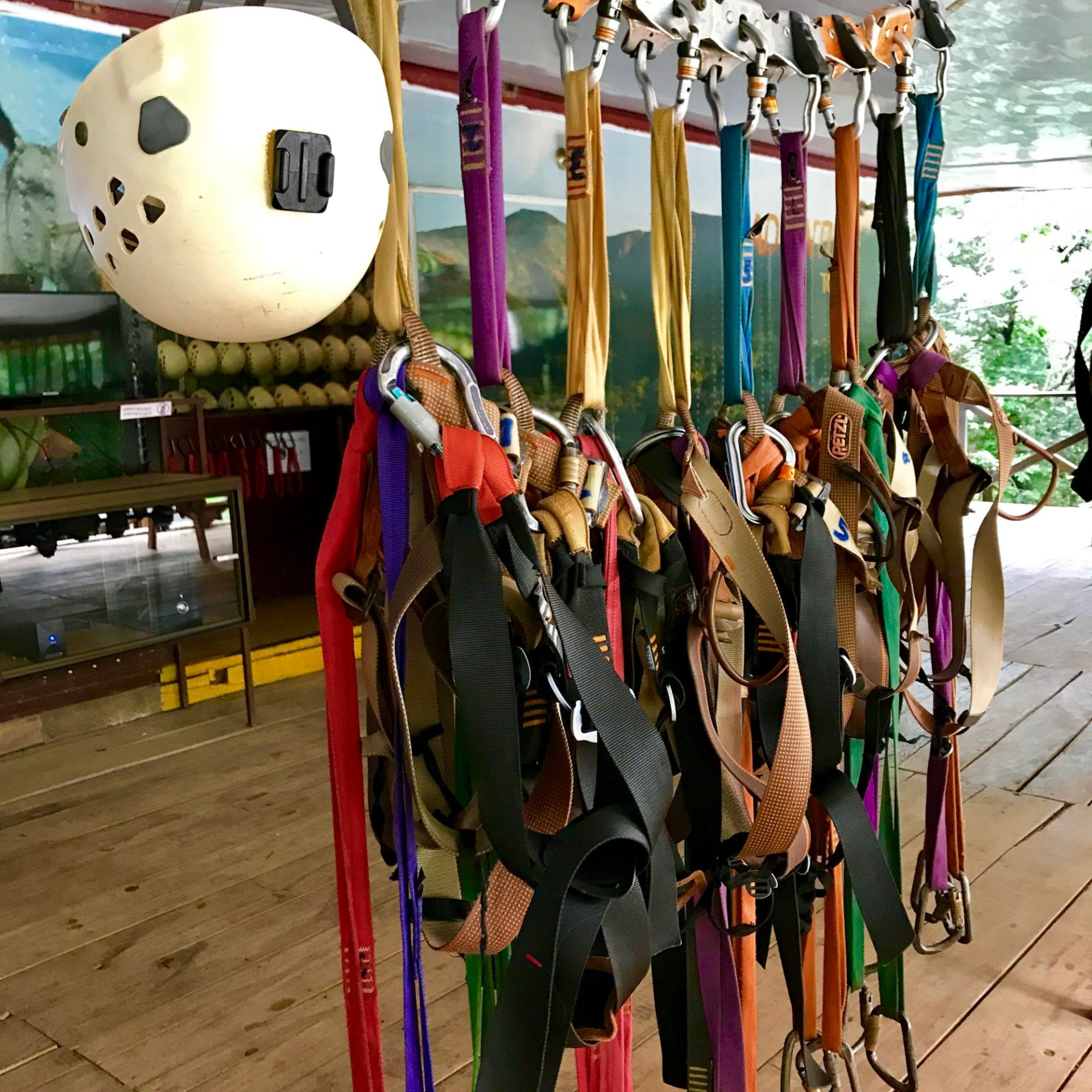 harnesses for zip line tour