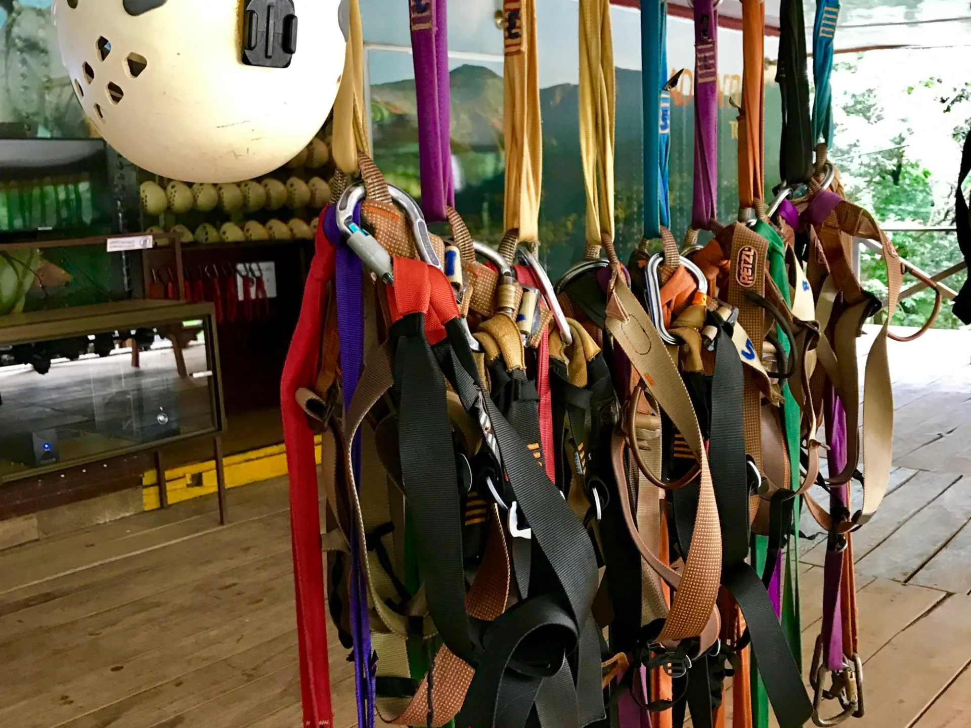 harnesses for zip line tour