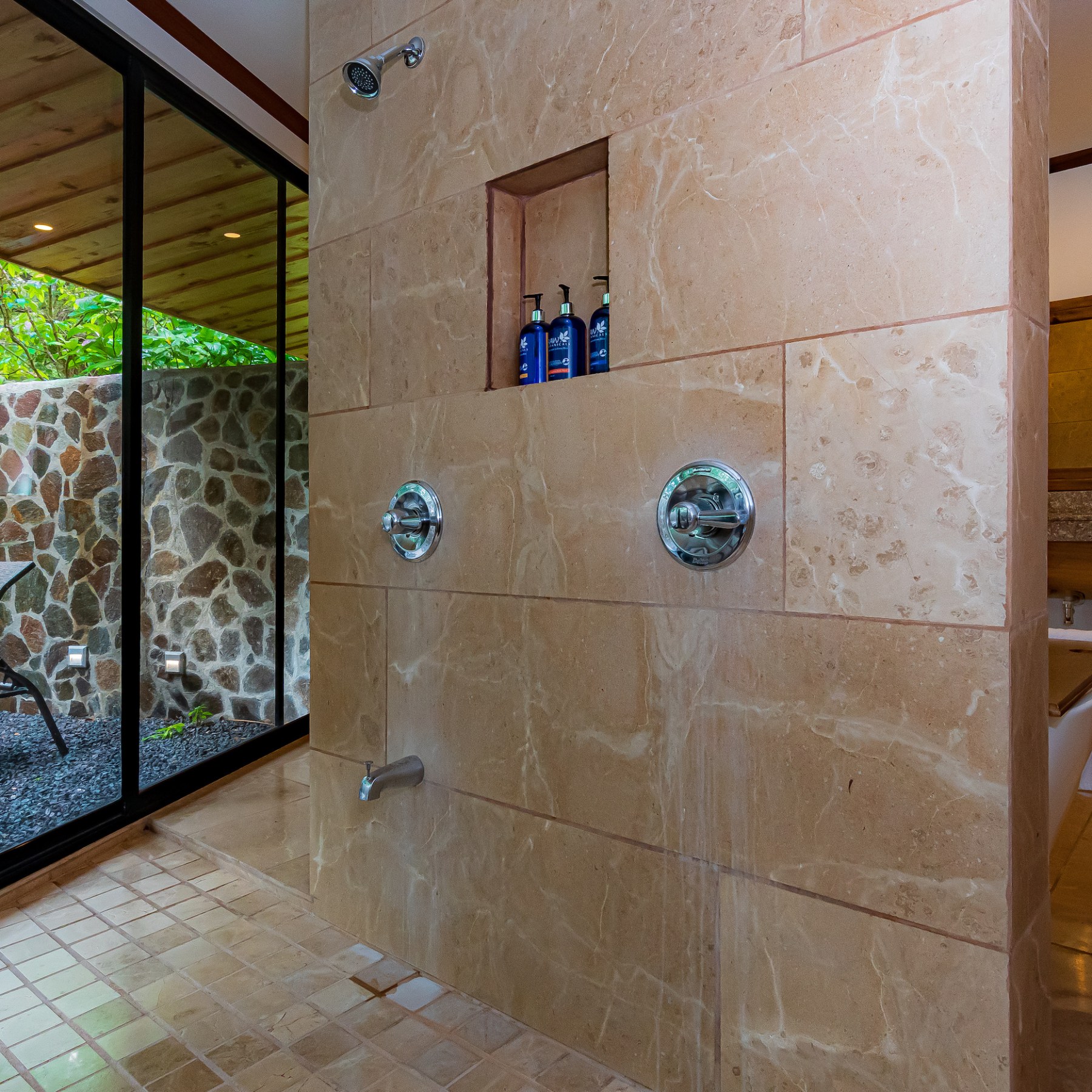 luxurious shower