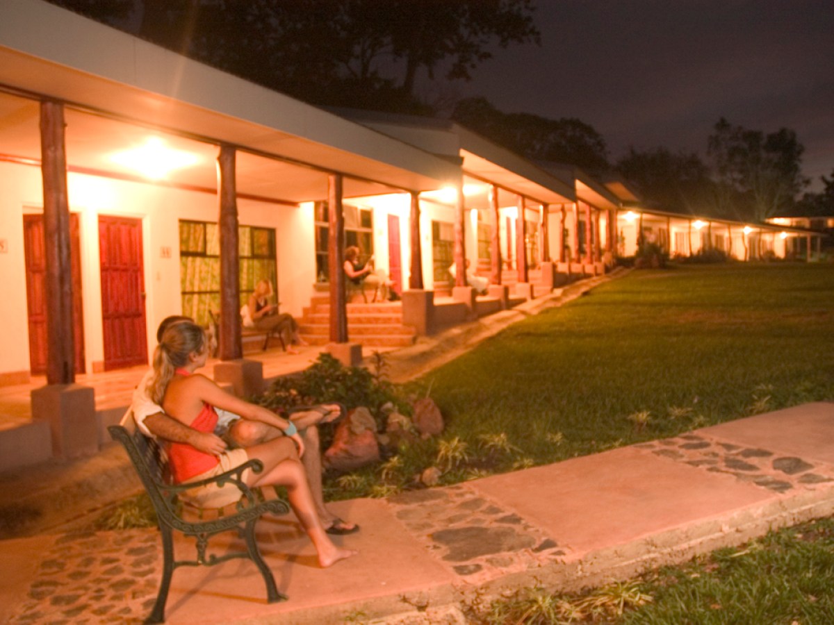 Hacienda Guachipelin outdoor area