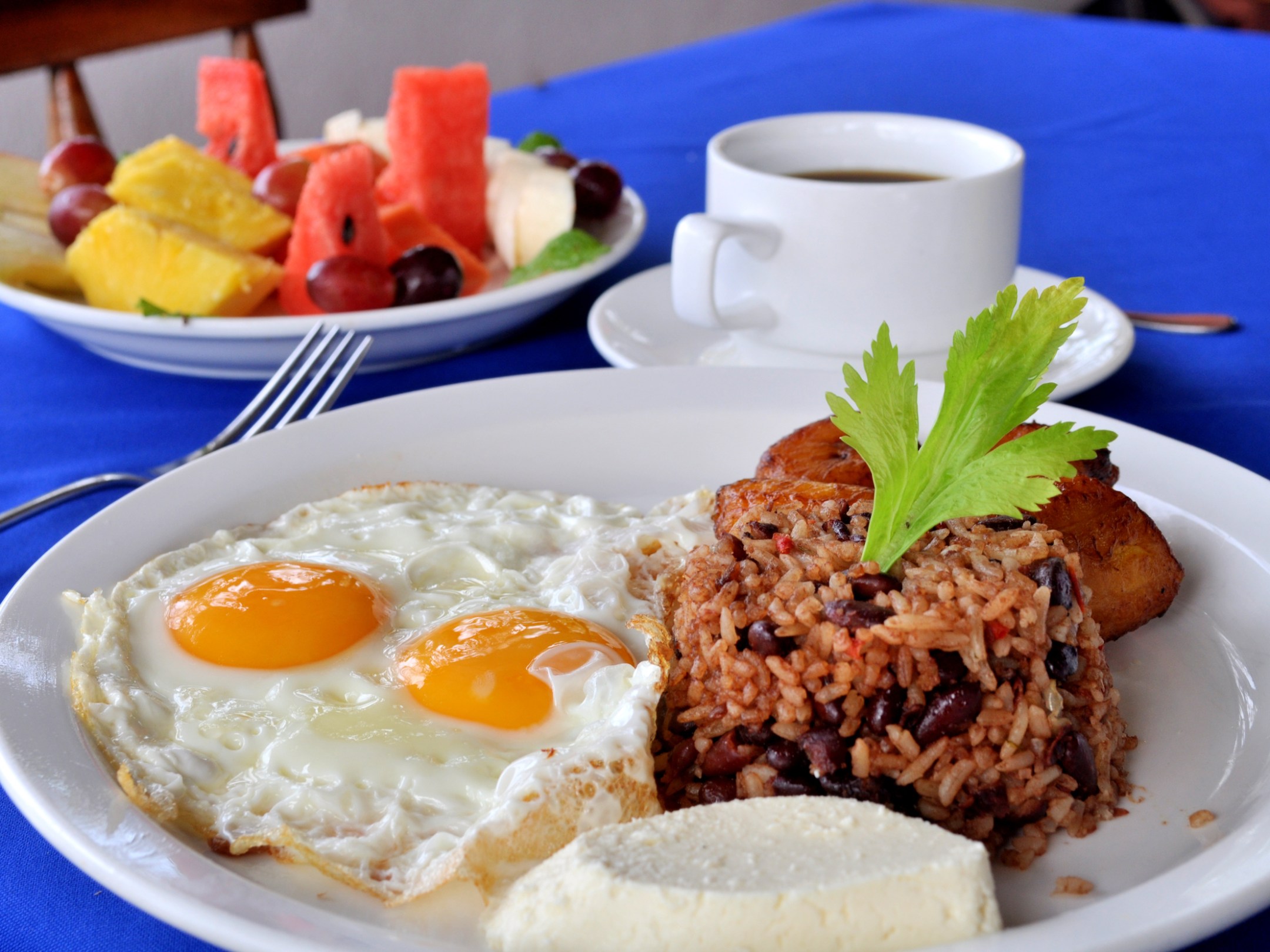 Breakfast at Hotel Hacienda Guachpelin