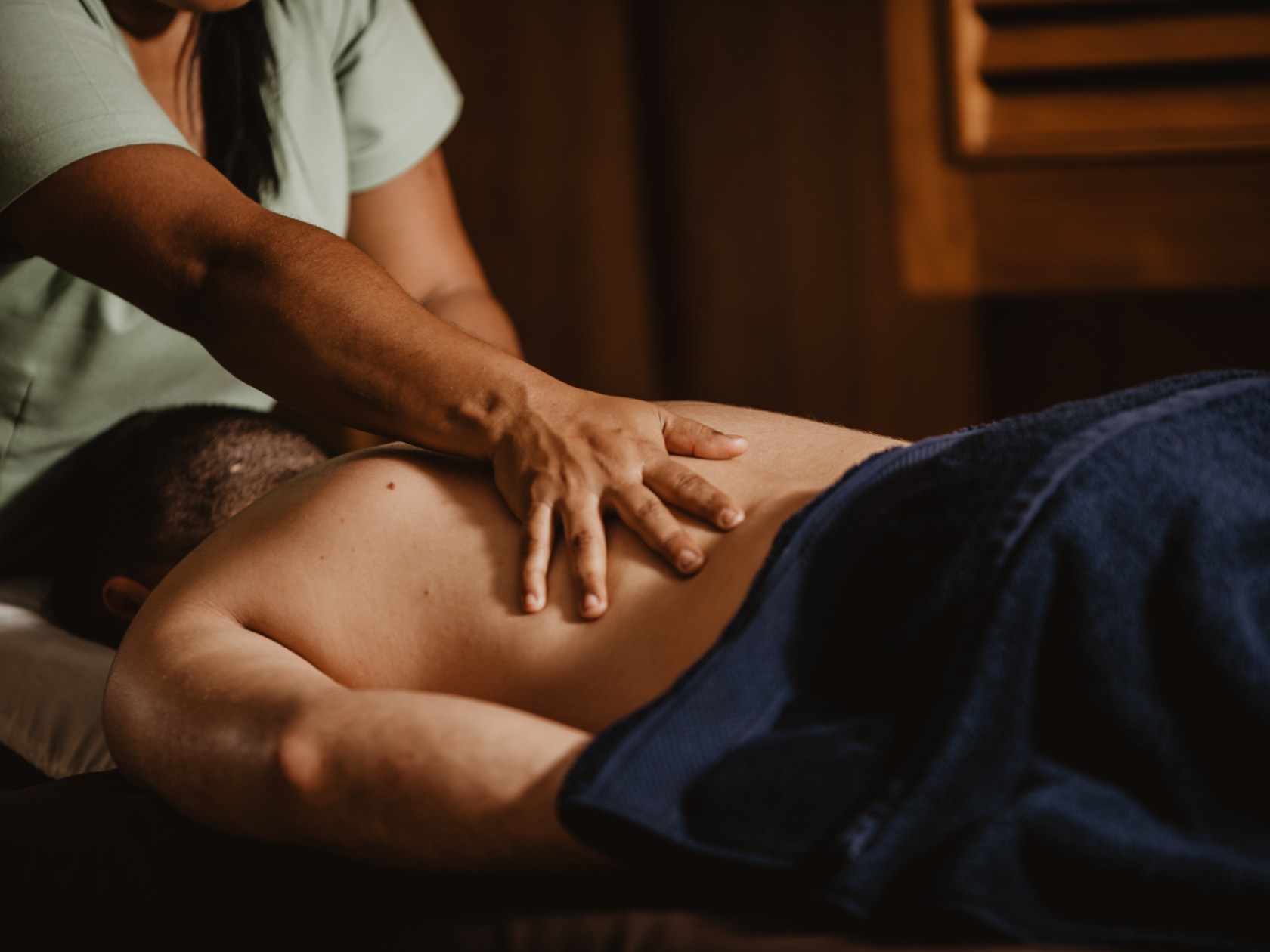 a man sitting on a couch
