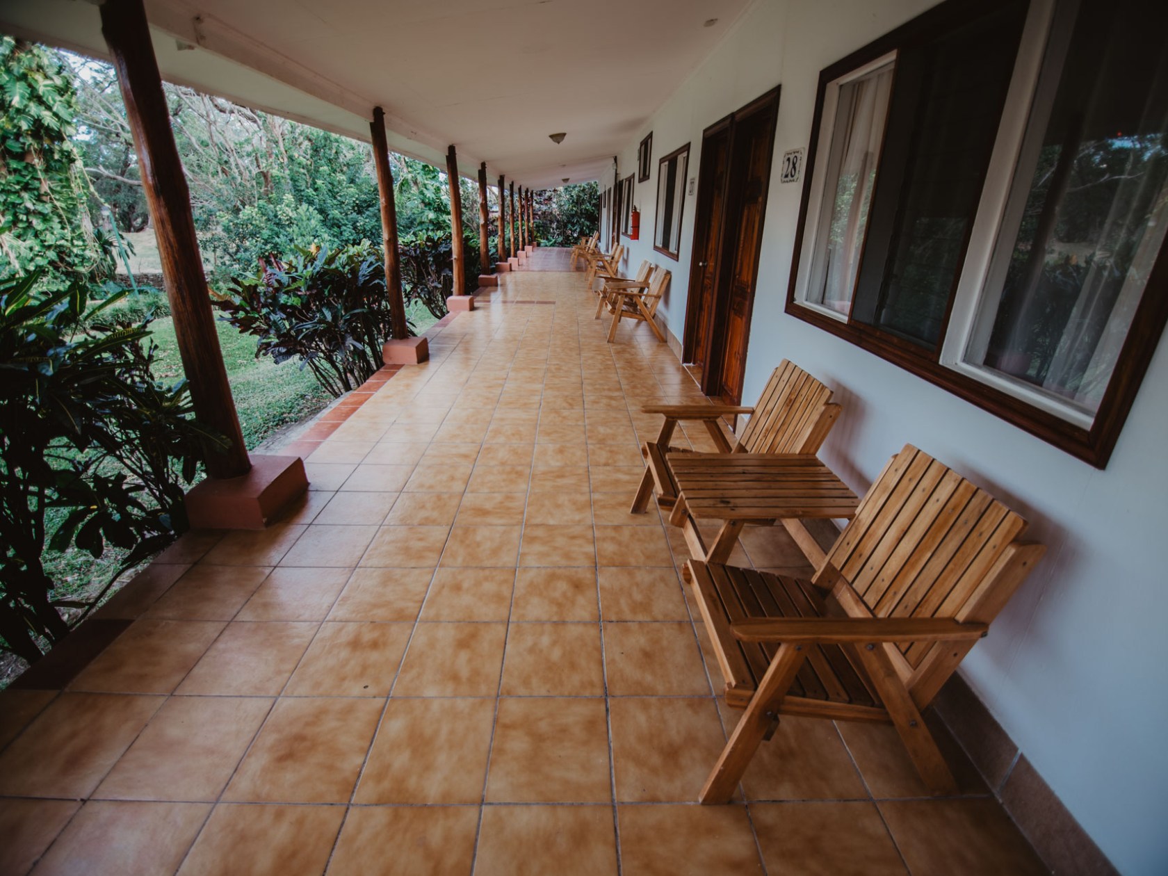 a room with a wooden floor