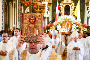a group of people wearing costumes